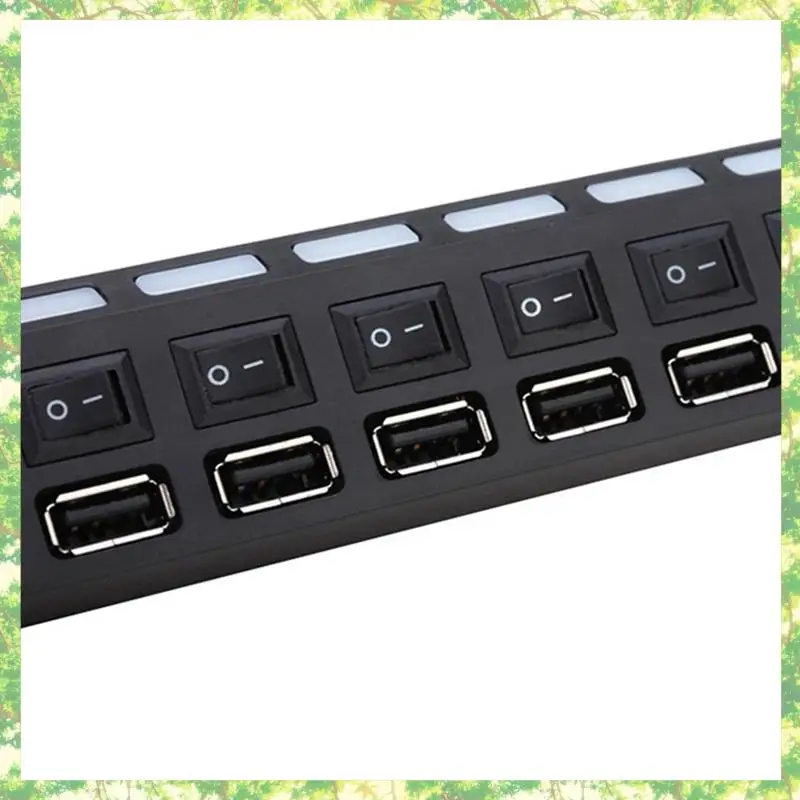 Smart-2X USB4 منفذ 2 الفاصل مع محور التبديل 4 فتحات محور التبديل المستقل USB2.0 Hub متعدد الوظائف