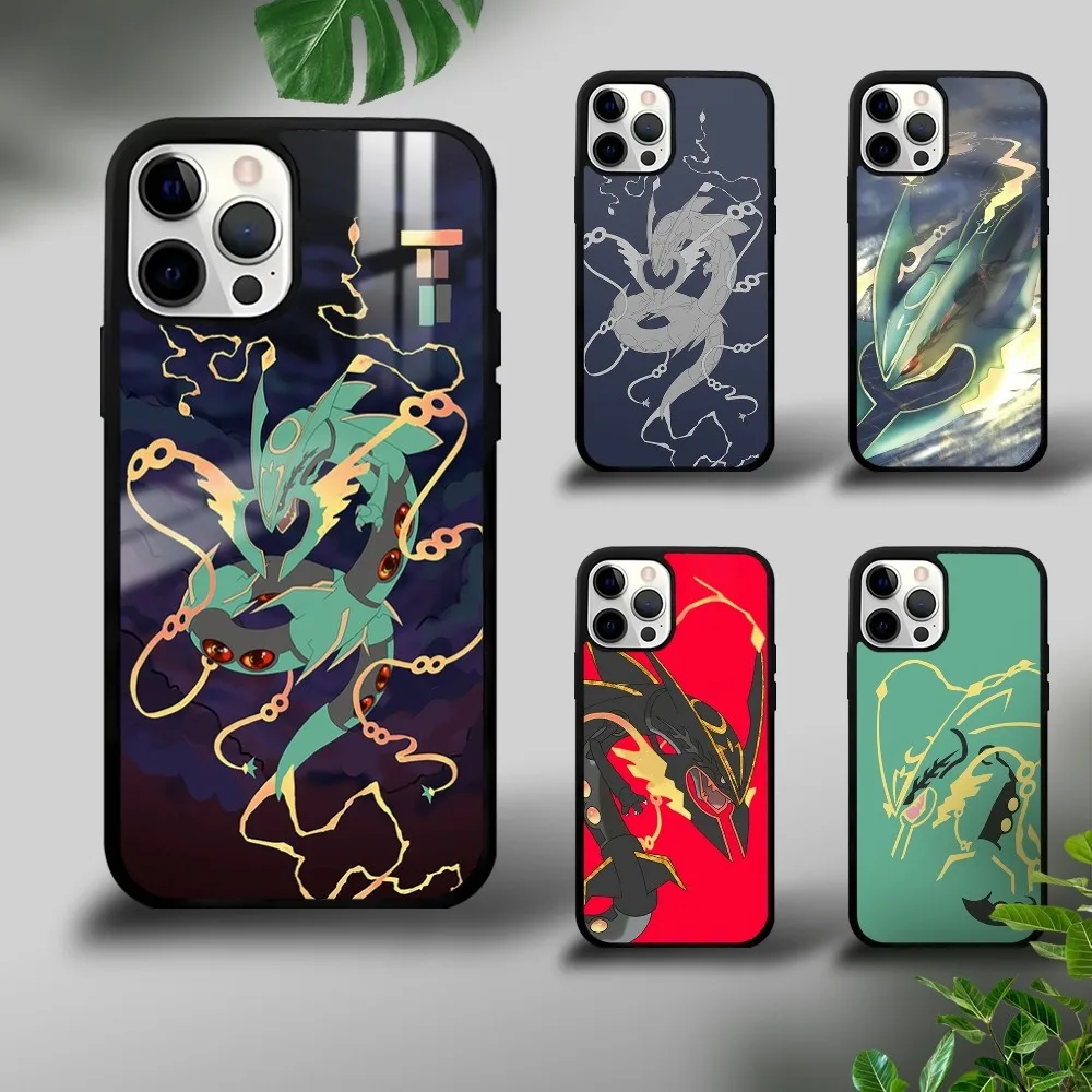 

Rayquaza Cool Phone Case For iPhone 16 15 14 13 12 11 Pro Xs Max Mini Plus Celulares Hard Funda