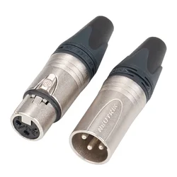 60 uds/lote nuevo para conector NEUTRIK 30 Uds NC3MXX y 30 Uds NC3FXX macho y hembra3PIN XLR Connecteur con!