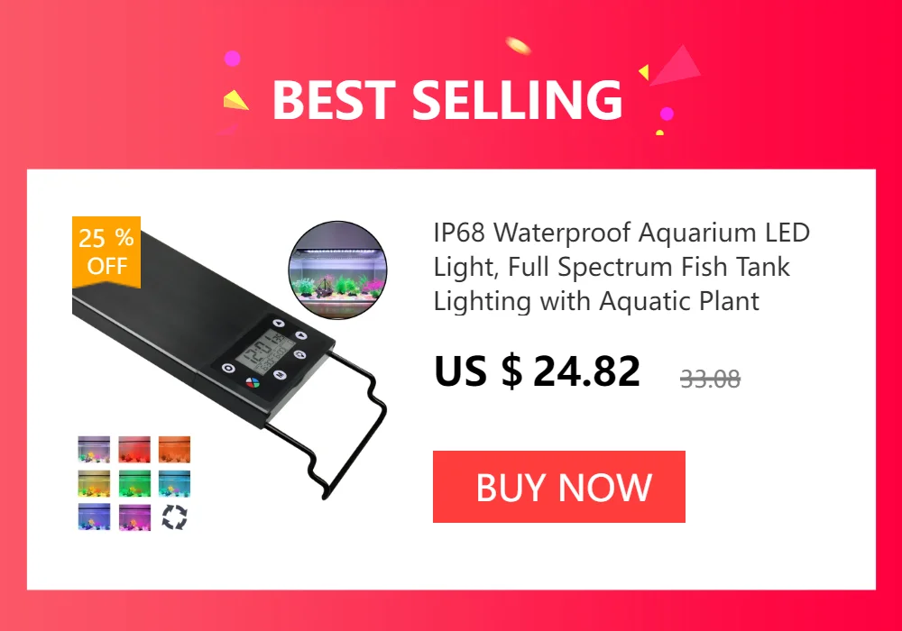 Adjustable 10W Betta Small Aquarium Heater Submersible Fish Tank Heater 5V/2A USB Powered Super Mini Digital Display Thermostat