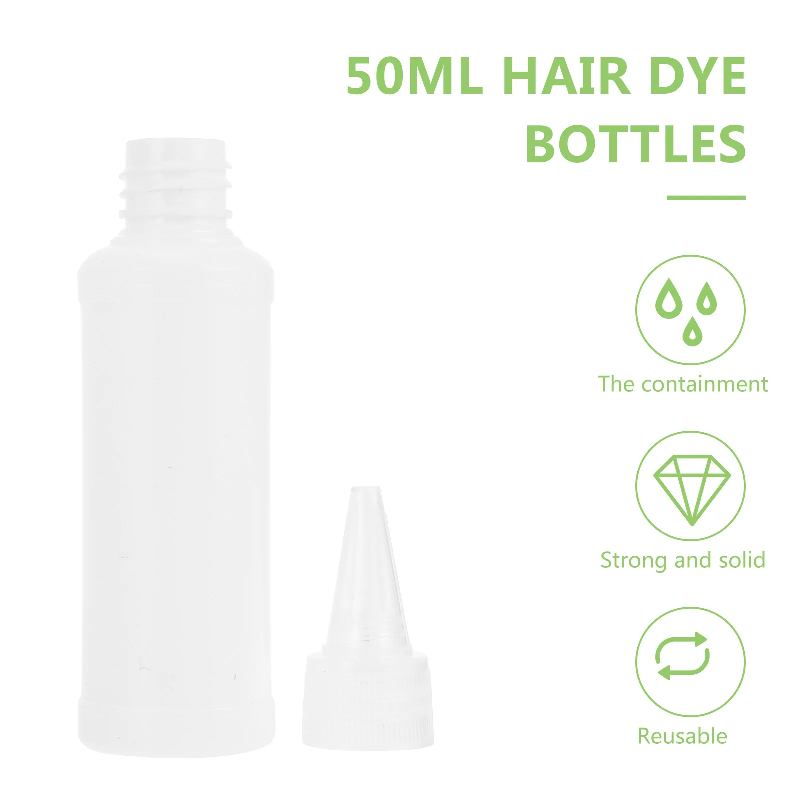 

25pcs Squeeze Bottles Hair Dye Applicator Styling Empty LeakProof Versatile Body Lotions Shampoos Conditioners Paint