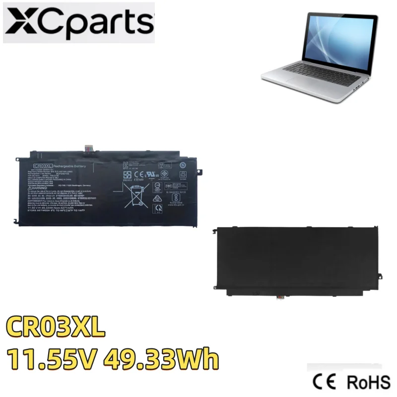 

New CR03XL Laptop Battery 11.55V 49.33Wh For HP Envy X2 12-E000 12-G000 HSTNN-LB8D HSTNN-IB8T 924961-856 855 924844-421 TPN-Q198