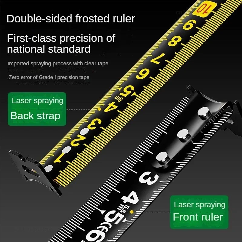 Imagem -04 - Xiaomi-fita Métrica de Régua Medidor Portátil Alta Precisão Dupla Face Espessamento Carpintaria Doméstico Novo Aço Inoxidável