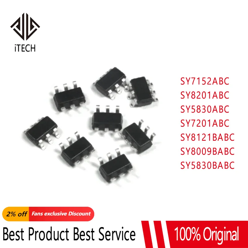 5pcs/lot SY7152ABC SY5830BABC SY5830ABC SY7201ABC SY7201AB SY7201 SY8089 SY8009BABC SY8121BABC SY8201ABC SY8201 EN2PA SOT23-6