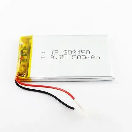 New 3.7V Polymer Lithium Battery Ling HS-600B Rear View Mirror Recorder 500 MA 033450 Rechargeable Li-ion Cell Good A