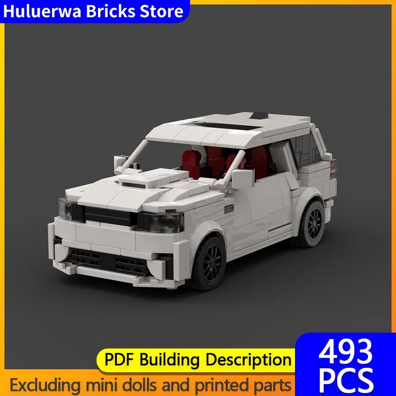 

City Car Model MOC Building Bricks SRT Hellcat High-Performance SUV Modular Technology Children Holiday Gifts Assemble Toys Suit