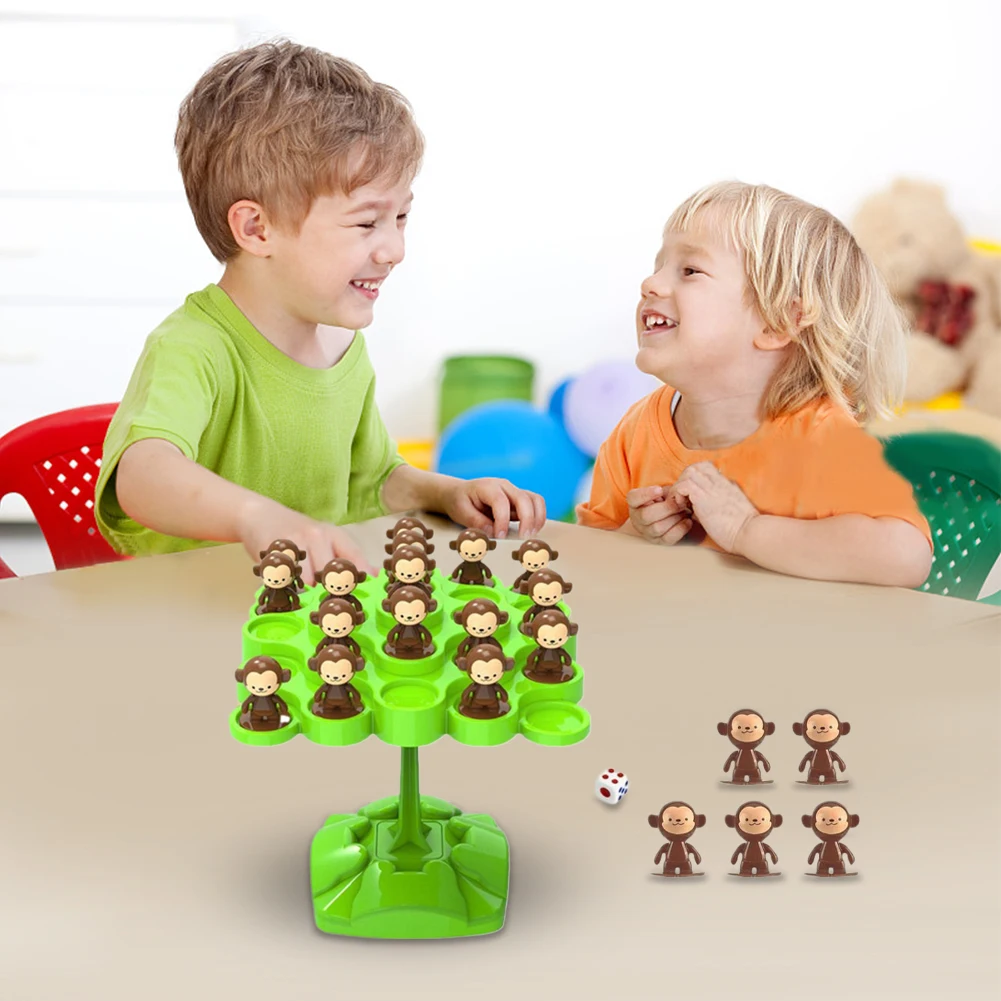 Spaceman Balance Tree Toy Children's Educational Montessori Math Toys Balancing Board Parent-Child Interaction Table Games