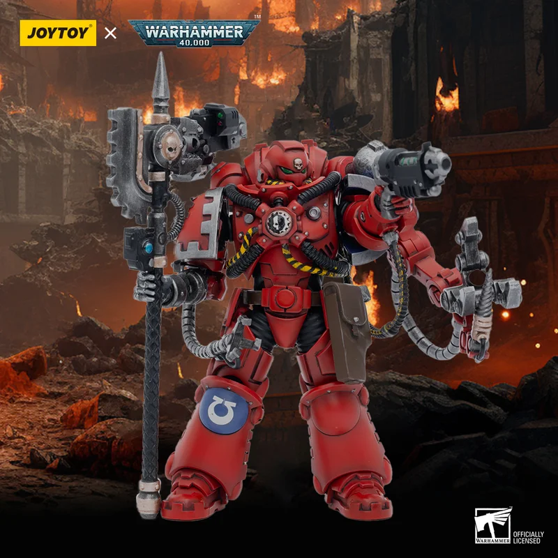 

Dark Source Joytoy Warhammer 40k Extreme Warrior 1:18 Collectible Figure Ultramarines Primaris Techmarine Decoration Toy BoyGift