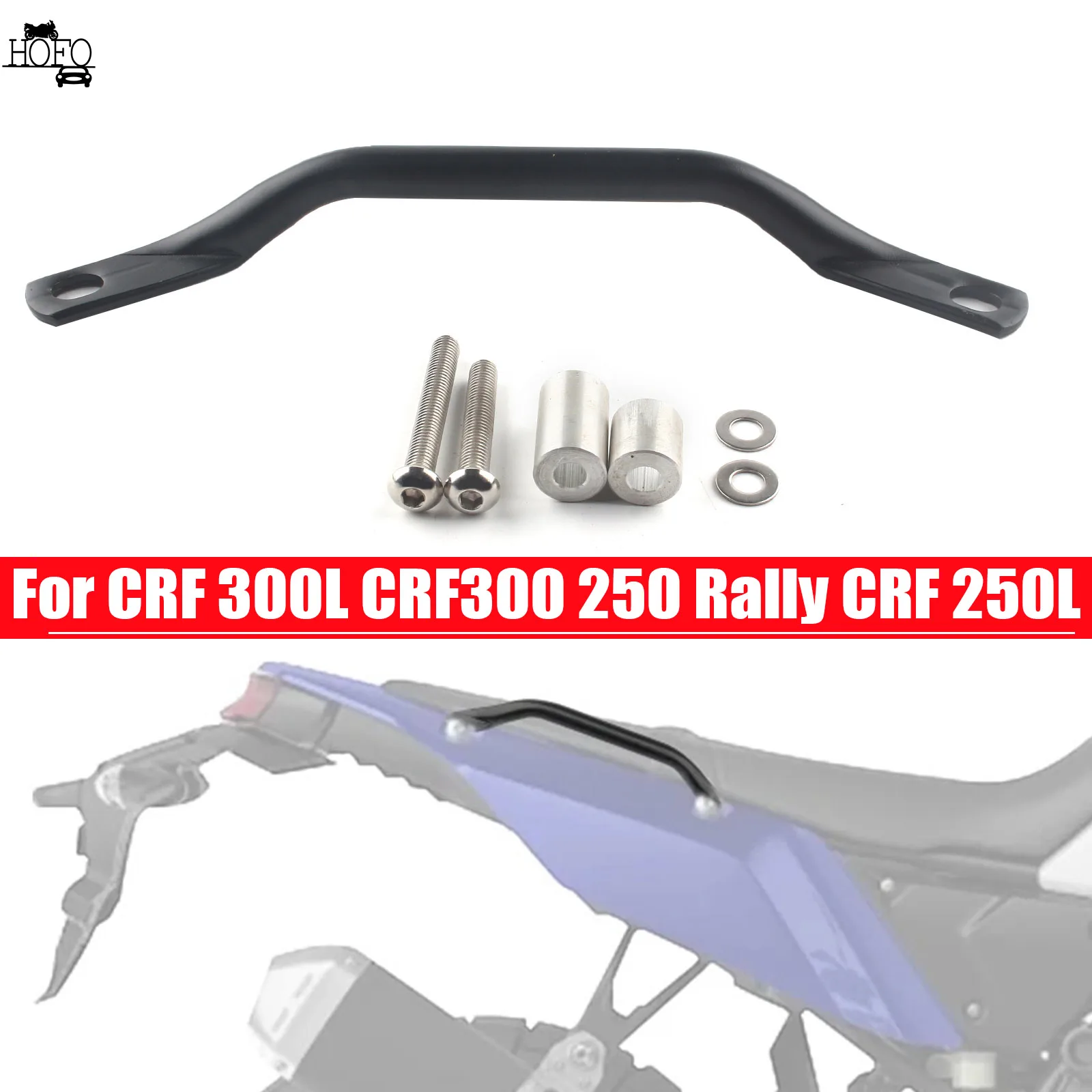 

For CRF 300L CRF300 250 Rally CRF 250L Motorcycle Passenger Rear Grab Handle Seat Hand Handle Grab Bar Rail