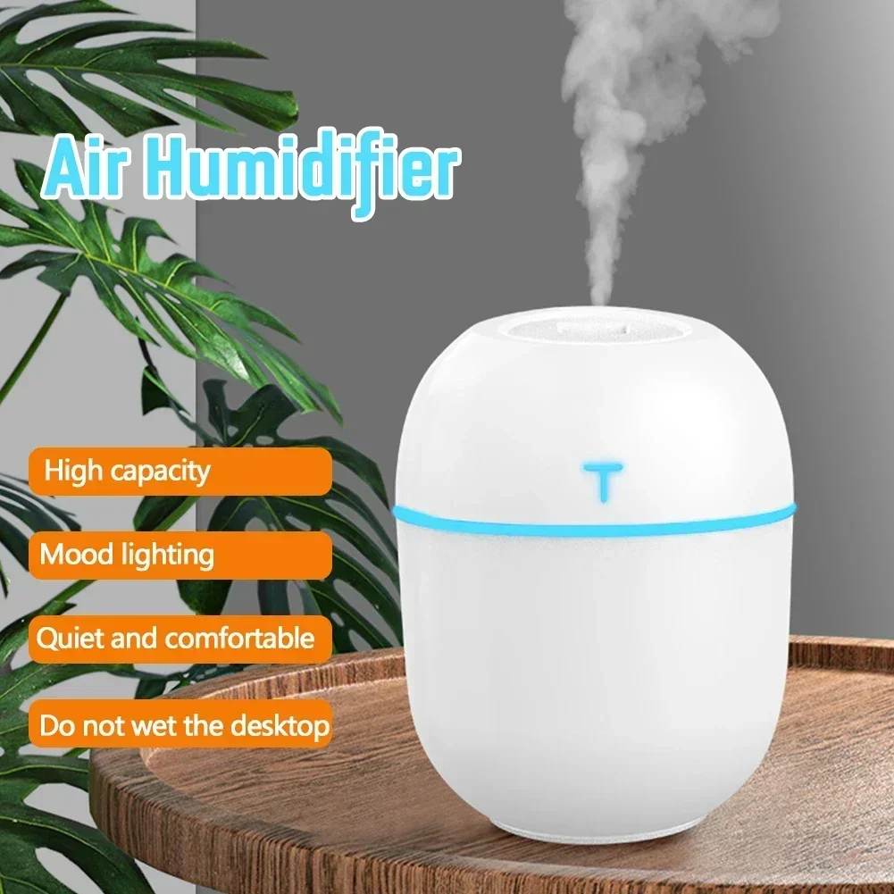 

220ml Humidifier Ultrasonic USB Essential Oil Diffuser Car Purifier Aroma Anion Mist Maker Home Car LED Night Lamp