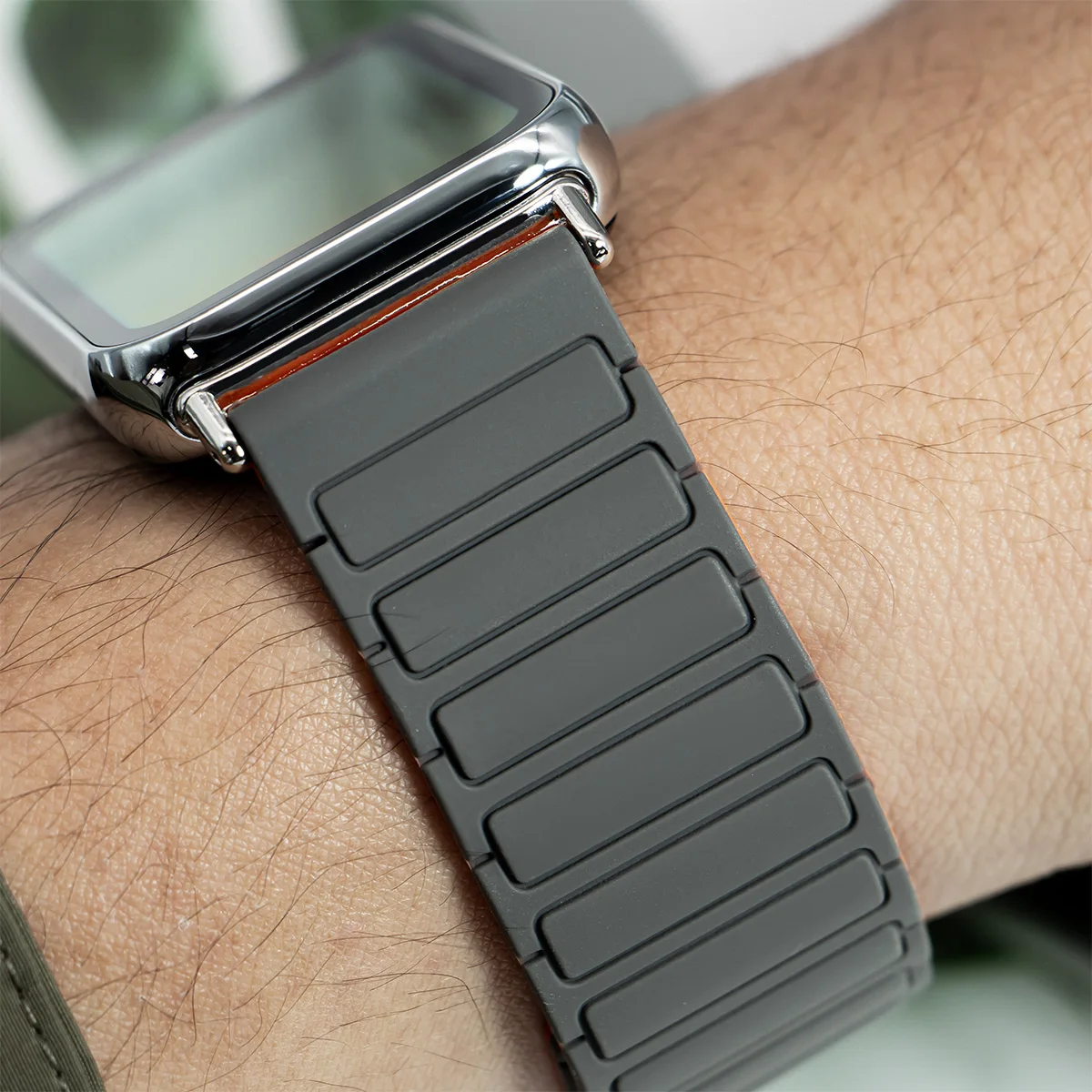 Cinturino magnetico in silicone per Redmi Watch 4/5 Bracciale a fascia ad anello per Xiaomi Mi Band 8 Pro/9 Pro Accessori per cinturini di ricambio