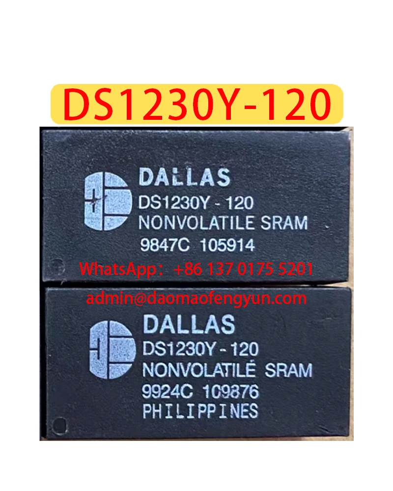 

DS1230Y-120 Б/у чип памяти часов True-to-life, быстрая доставка, DS1230Y 120