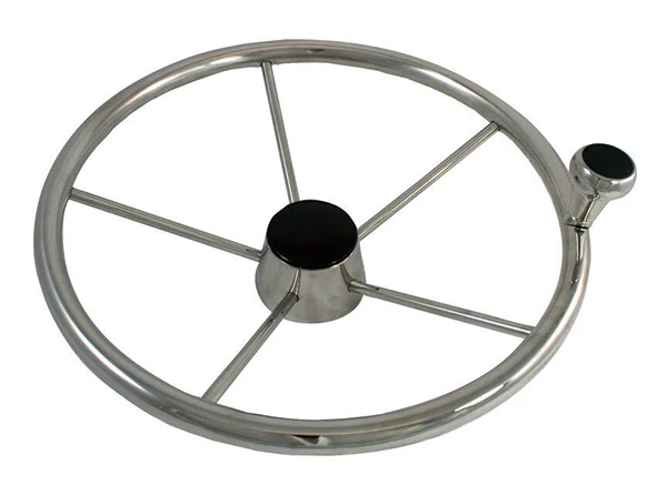 Stainless 316 5 Spokes Steering Wheel Fishing Boat Accessories Marine Fittings