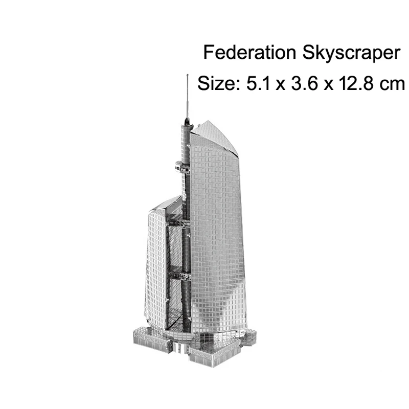 Rompecabezas metálico 3D de la Torre de Londres, modelo Tokyo Skytree, modelo de rompecabezas cortado con láser para adultos, juguetes educativos, decoración de escritorio