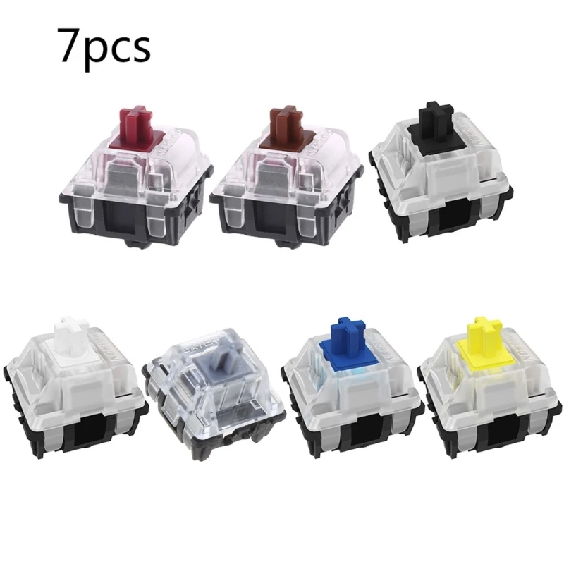 7/10Pcs Gateron Optical Switches Interchange Optical Switch Mechanical Keyboard SK61 SK64 Blue, Red, Brown, Black,Yellow,Axis