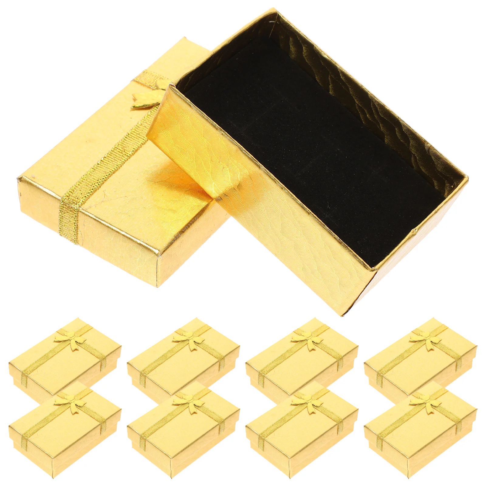 24Pcs Jewelry Packing Box Portable Ring Earrings Storage Case Necklace Chain Pendants Travel Organizer Necklace Packing Boxes