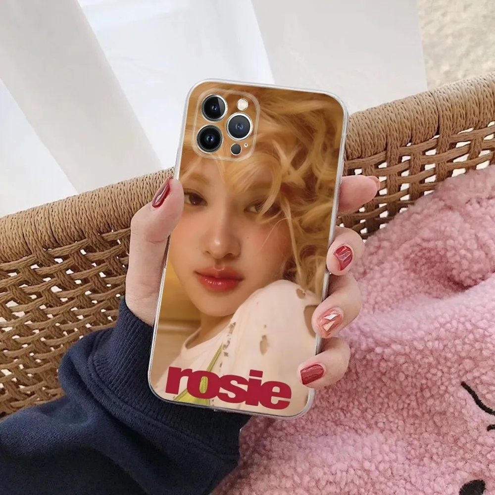 KPOP Rosie APT Phone Case For IPhone 16 15 14 11 12 13 Mini Pro XS Max Cover 6 7 8 Plus X Funda Shell #2