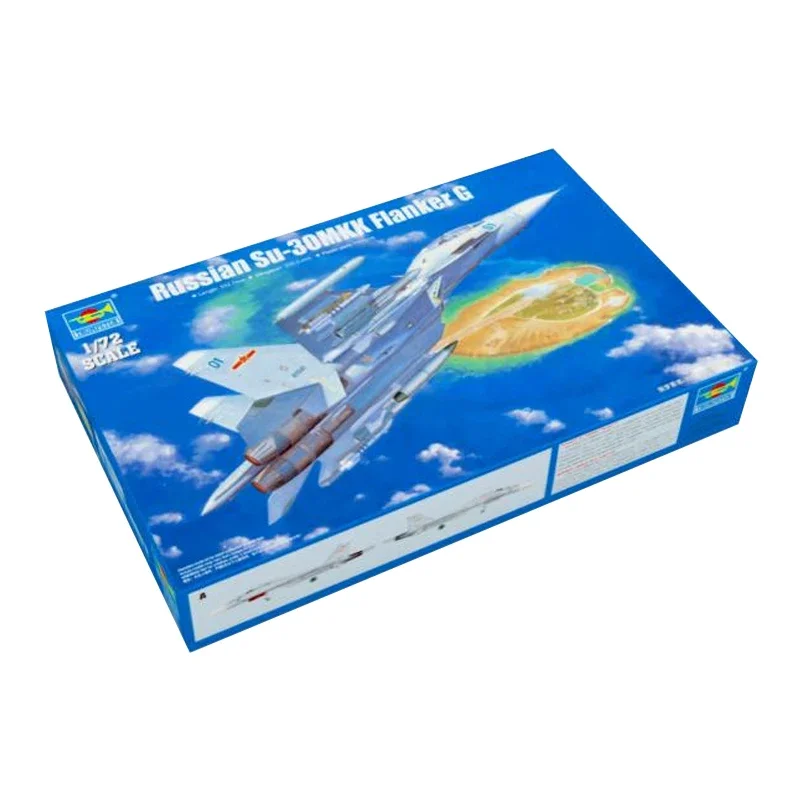 Trompetista 01659 russo Su-30MKK flanco g 1/72 militar montado escala modelo kit brinquedos diy, para presentes de aniversário colecionáveis