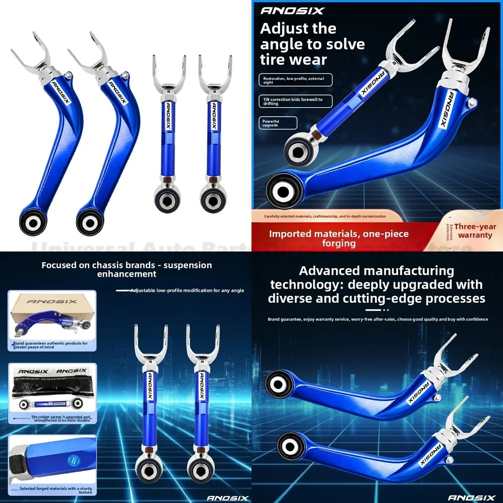 For Volkswagen ID4 ID6 ID3 Audi Q4 Rear Adjustable Control Arm Camber and Toe Adjustment Upper Control Arm Alignment Kit Premium