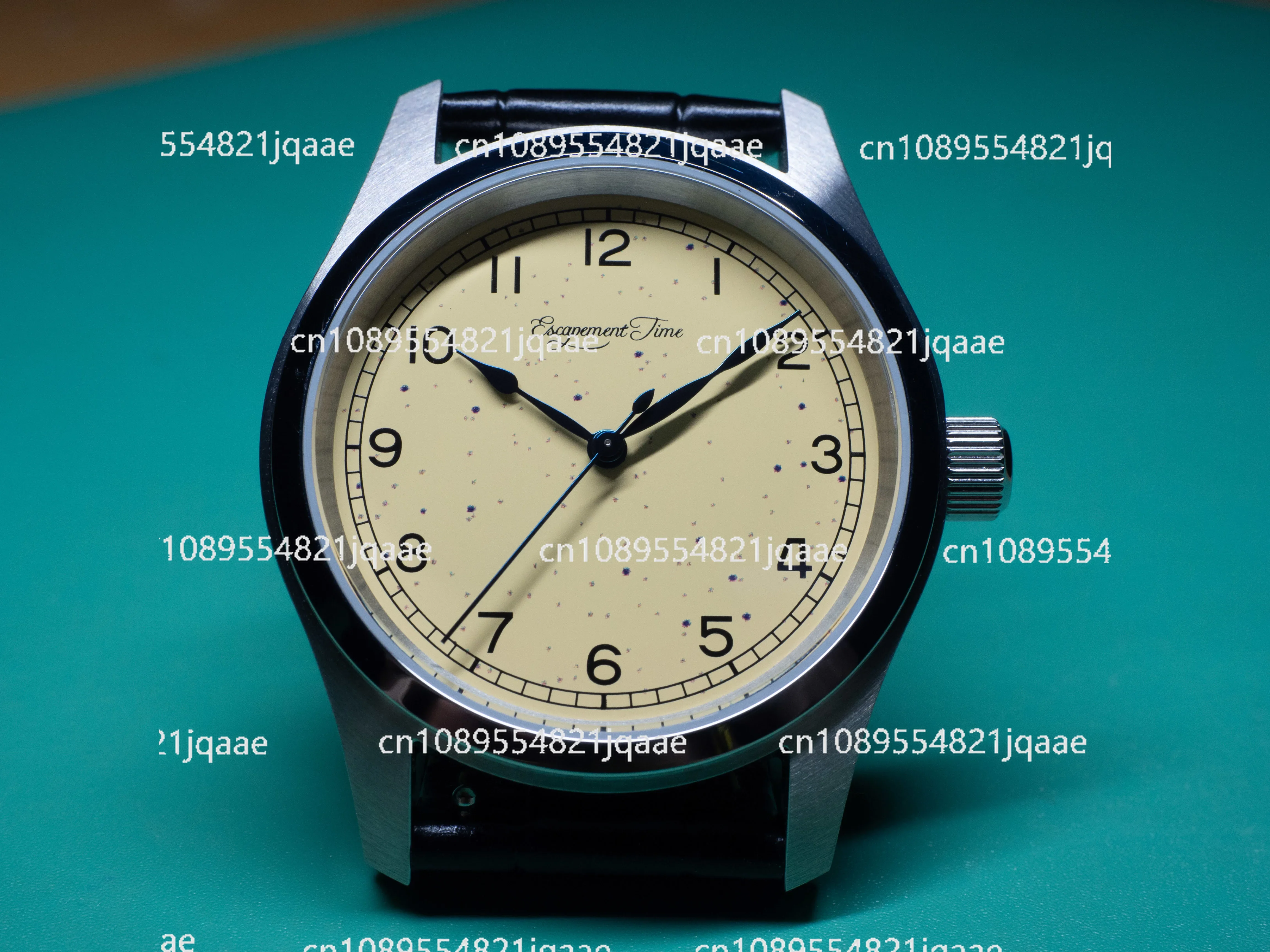 2024 New 38MM Freckle Surface, Sweeping Seconds, Blue Steel Hands, Quartz Watch 100 Meters Waterproof, Exquisite Watch