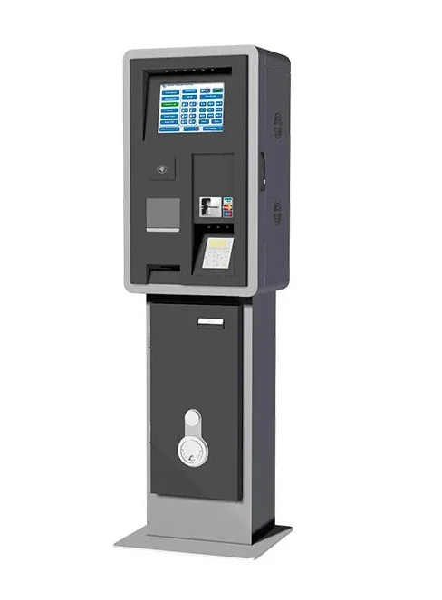 آلات التذاكر المدفوعة الأوتوماتيكية لوقوف السيارات نظام مواقف السيارات نظام الوصول RFID كشك التذاكر لوقوف السيارات