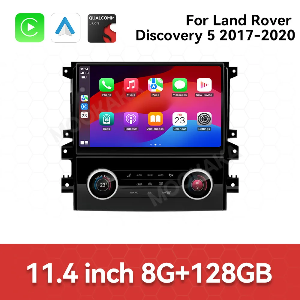 11.4 Inch Car Radio For Land Rover Discovery 5 2017-2020 Android GPS Navigation Multimedia Video Stereo Receiver Head Unit