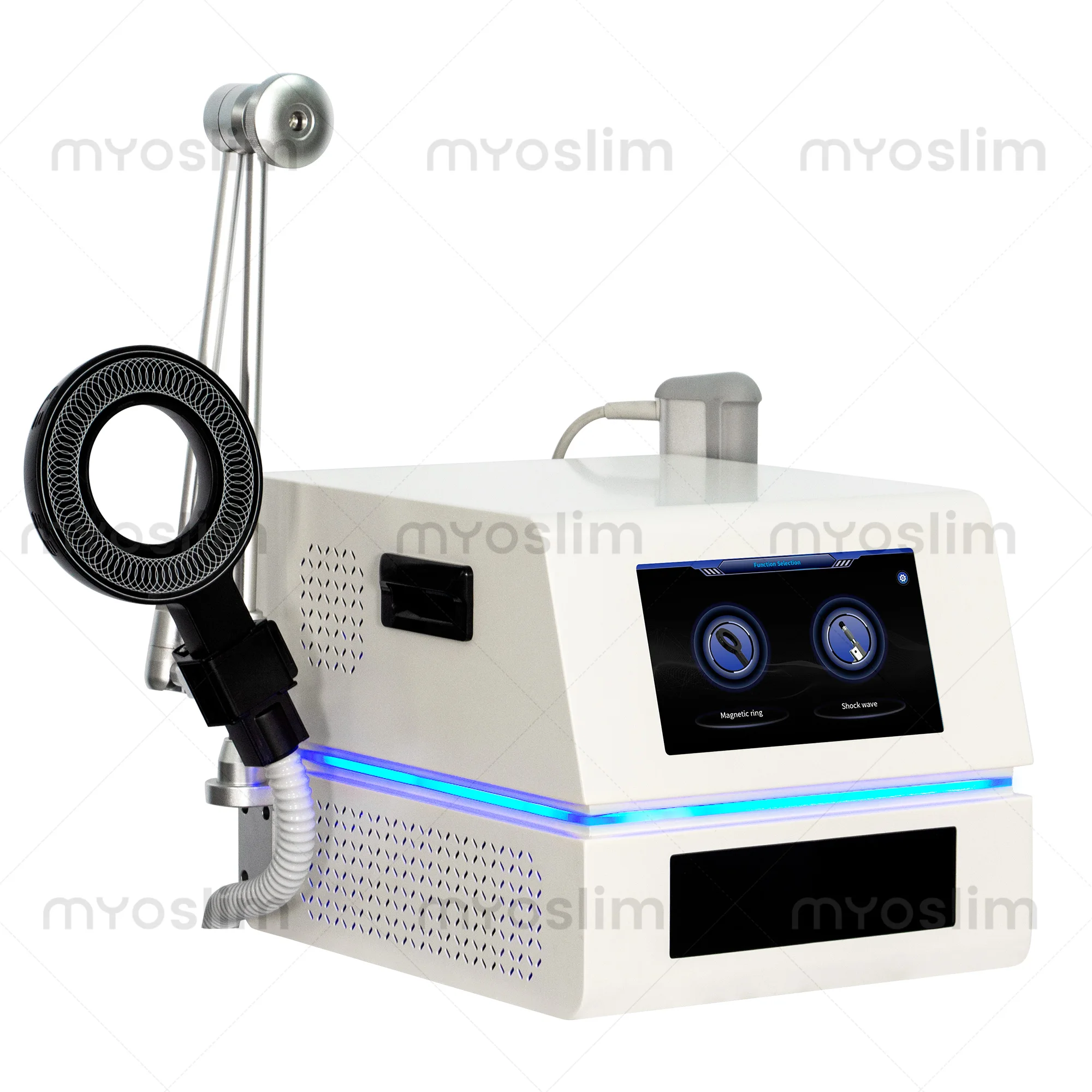 Image of Emtt Physio Magnetotherapiegerät zur Schmerzlinderung, Perkussion, Faszienentspannung, PEMF, Sportverletzungen, Magnetotherapiegerät