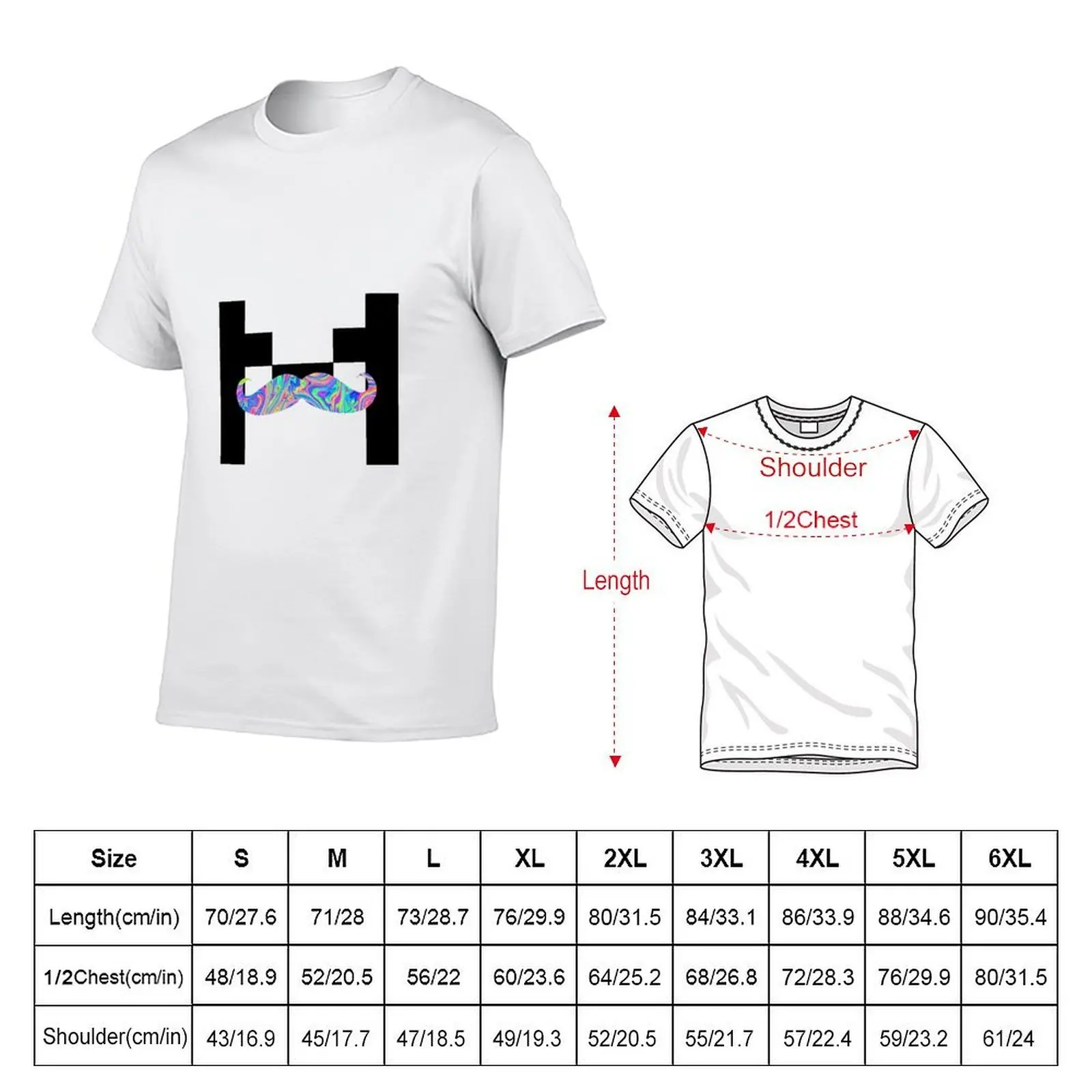 Markiplier trippy logo T-Shirt plus size tops anime t shirts mens clothes