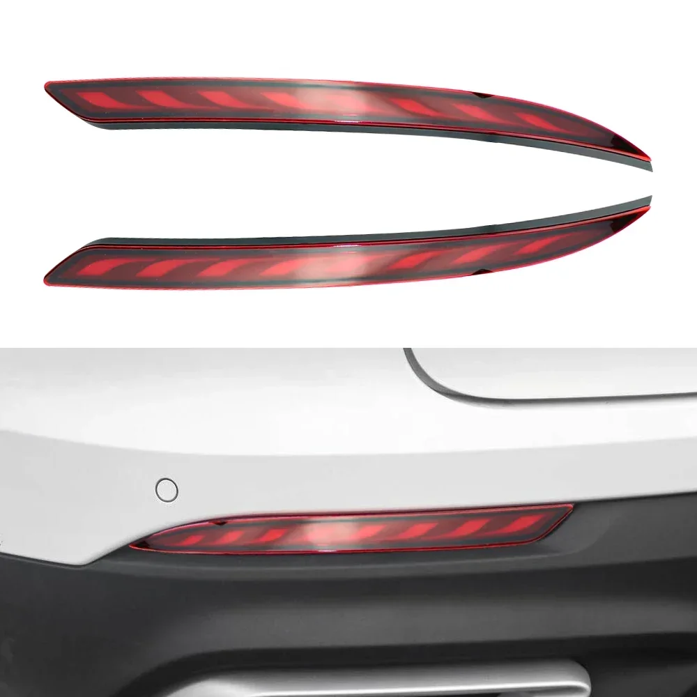 LED Car Rear Bumper Light for Geely Coolray Proton X50 2018 2019 2020 2021 Brake Warning Light Turn Signal Lamp Accessories