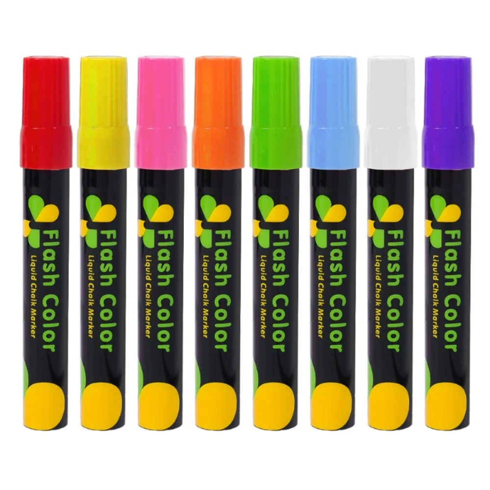 

New Plastic Highlighter Pen Erasable Office Supplies Marker Pen Portable Liquid Chalk