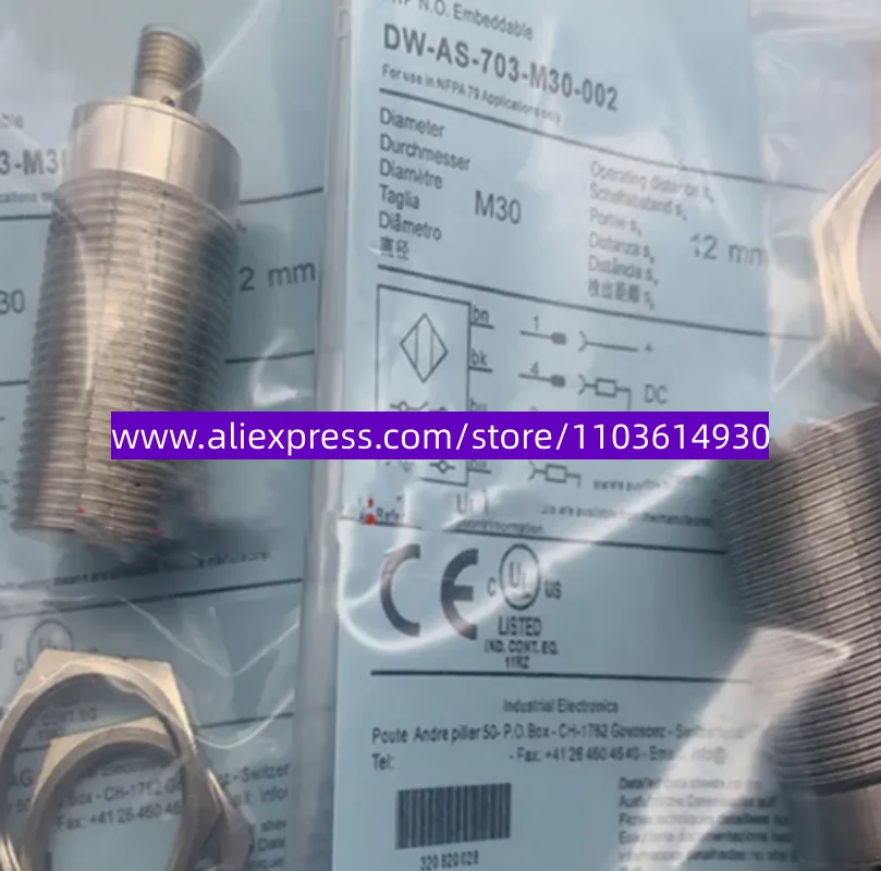 New Contrinex Metal Sensor DW-AS-703-M30-002 DW-AS-702-M30-002 DW-AS-701-M30-002 DW-AS-704-M30-002 DW-AS-713-M8-001