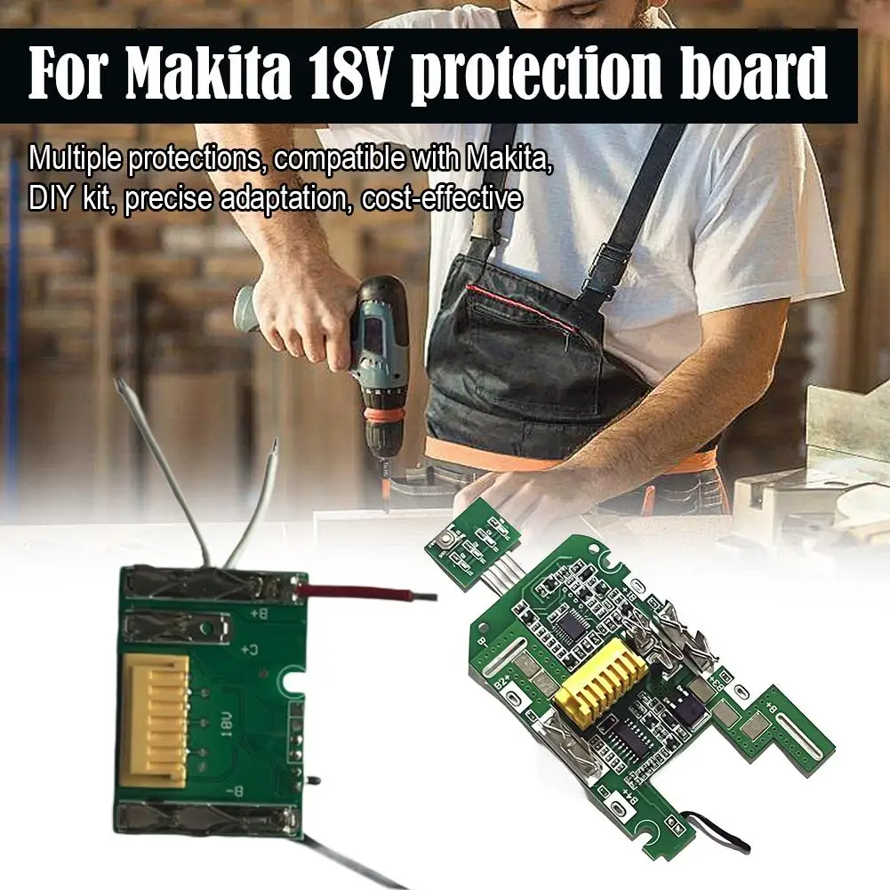 BL18V Battery Protection Board for Makita 18V LXT, Lithium Battery PCB Charging Controller for BL1850B BL1840B BL1830B