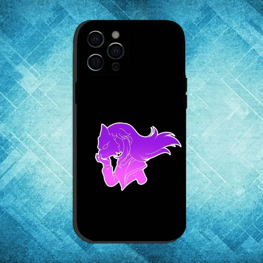 Чехол для телефона A-Aphmau M-Meow с аниме-кошками для iPhone 17,16,15,14,13,12,11 Plus, мягкий черный чехол Pro Max