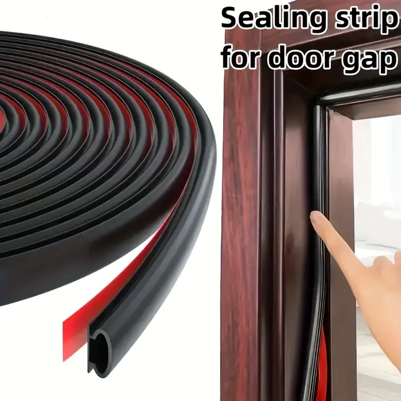 1 roll silicone door and window sealing strip, sound insulation, warmth and windproof sealing strip