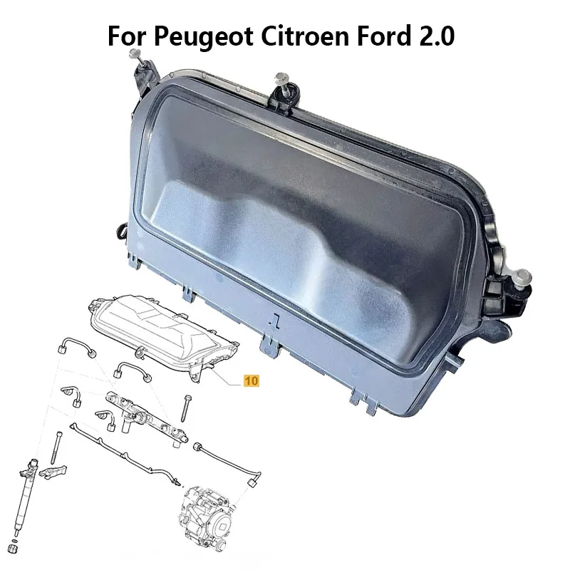 

For Peugeot Citroen Ford 2.0 Diesel Engine Cover Trim Panel Fuel Injector Protective Cover Replaces 1683664 9682444080