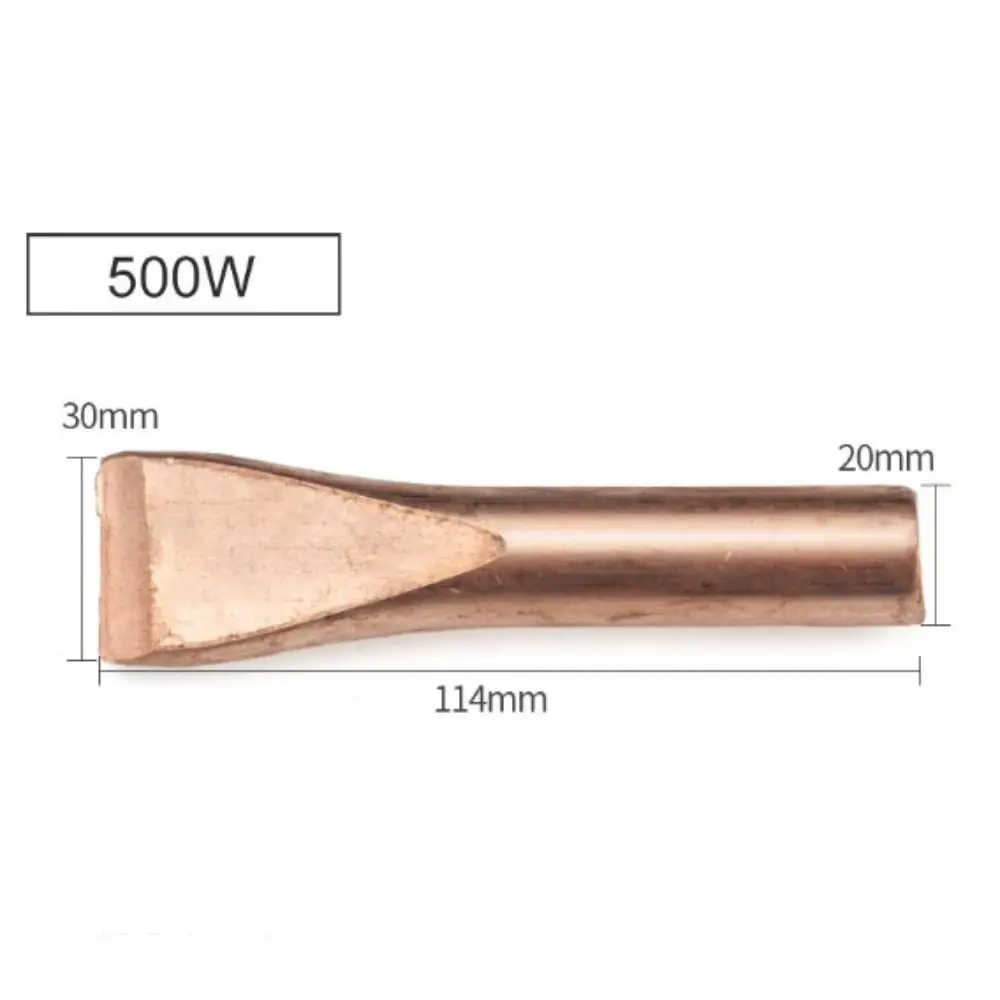 100W150W200W300W500W Electric Soldering Iron Tip High Power 9 Styles Large Area Welding Pure Copper External Heat Tip