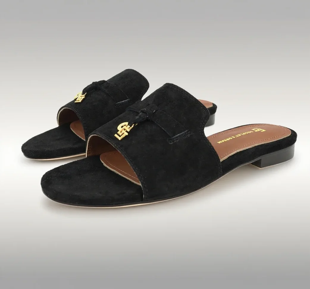 Zapatillas Planas De Diseño De Marca, Versión De Piel De Oveja, Medias Zapatillas Para Mujer, Zapatos Perezosos Para Exteriores, Sandalias De Lujo De Cuero, De Moda, 35-44 — -44%, 56.33€ Coupon, from 71.69€ – 44% descuento – €71.69