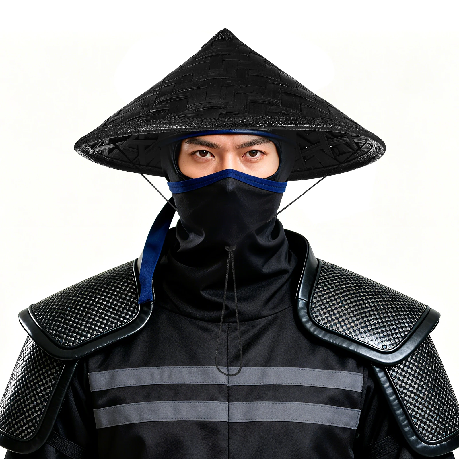 

Ninja Hat Samurai Straw Hat Cosplay Japanese Ninja Stage Performance Rice Asian Bamboo Conical Hats party Decor Farmer Cone hat