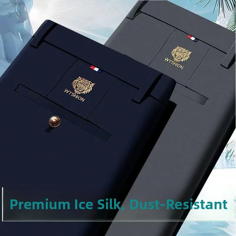 

Paul Ice Silk повседневные брюки мужские летние тонкие эластичные деловые костюмы длинные брюки прямые брюки против морщин высокая эластичность