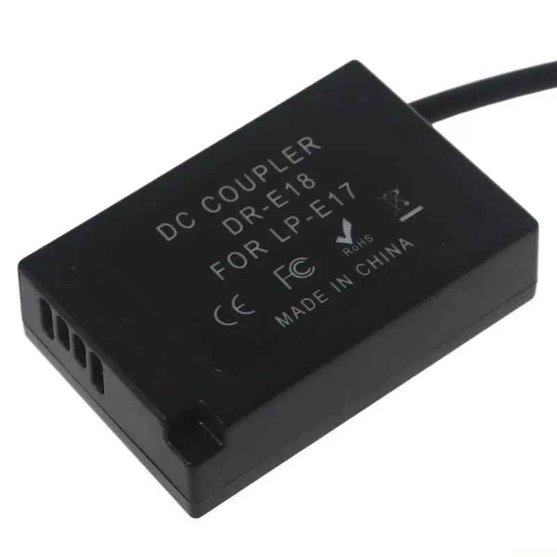 B03F Dummy Battery AC Power Adapter for T6i T6s T7i 77D 800D 850D Kiss X8i X9i