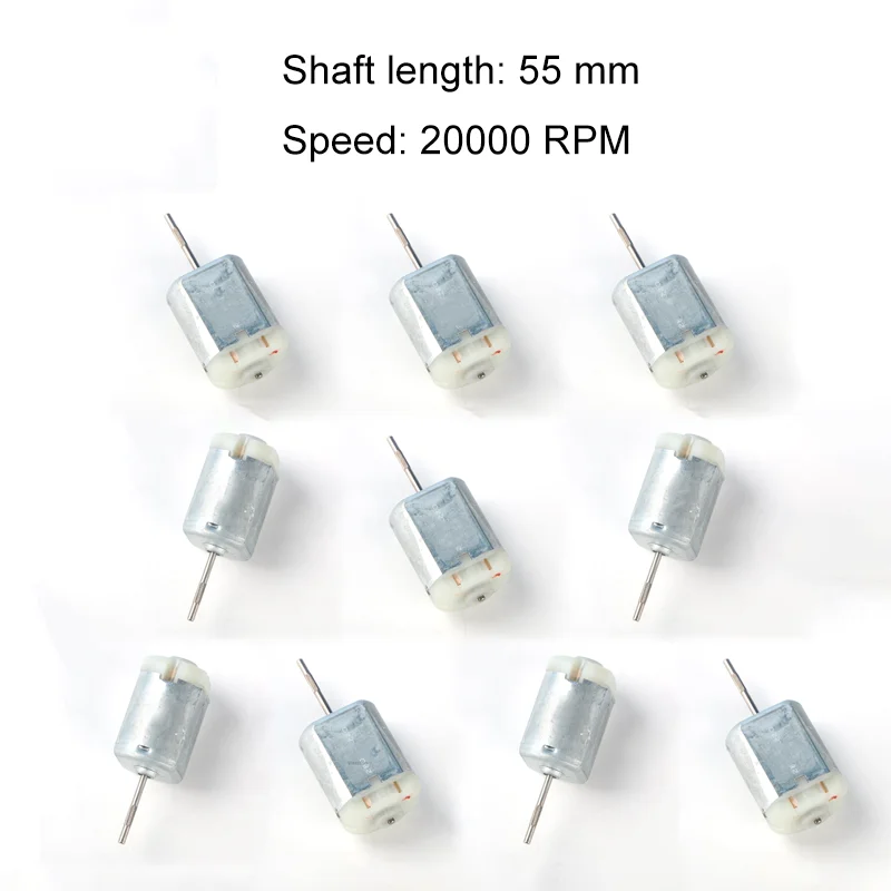 

10 PCS OEM Motor FC280 DC 20000 RPM 55mm DIY Engine For Car Replacement Power Accesseries Reverse Toy High Quality