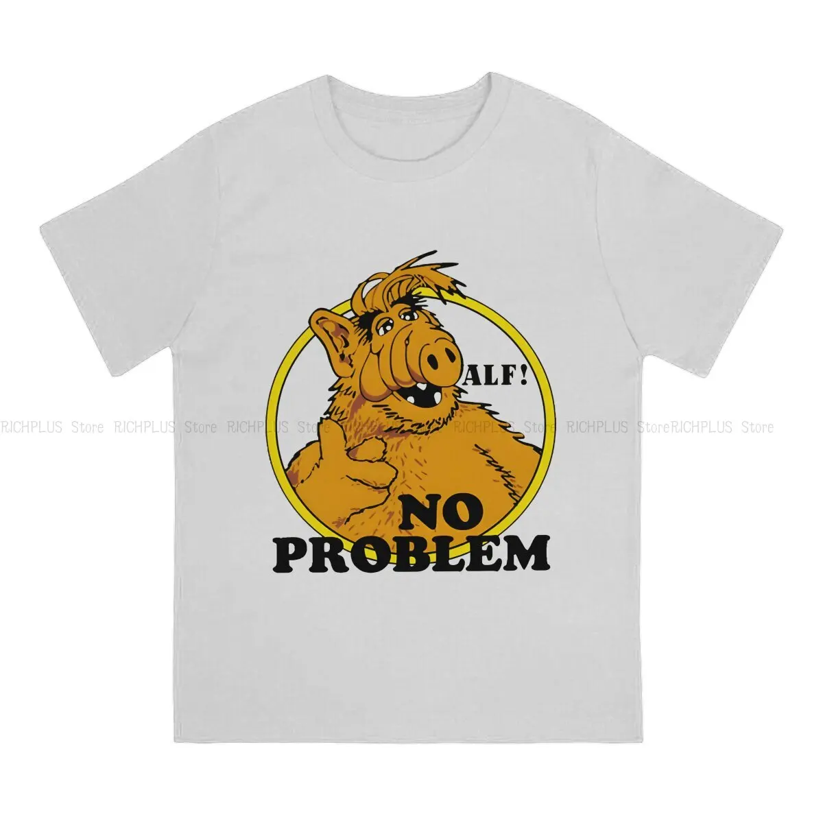 ALF The Animated Series TShirt Gordon Shumway TV Sitcoms Basic Polyester T Shirt Oversized Men Clothes New Design Trendy