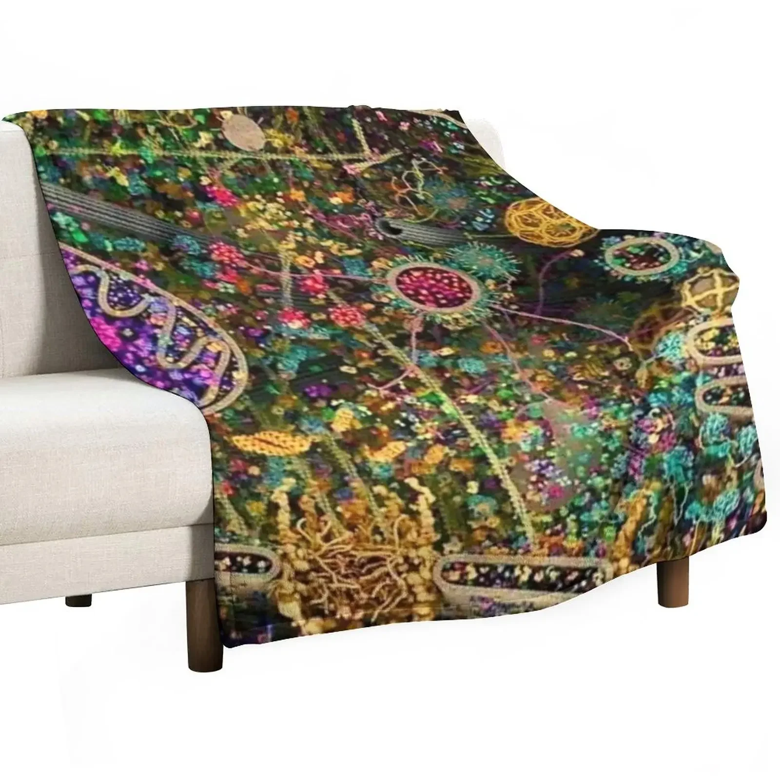 Human Cell Detailed, Biologist/Scientist/Science Lover Throw Blanket for winter Loose Beach Blankets