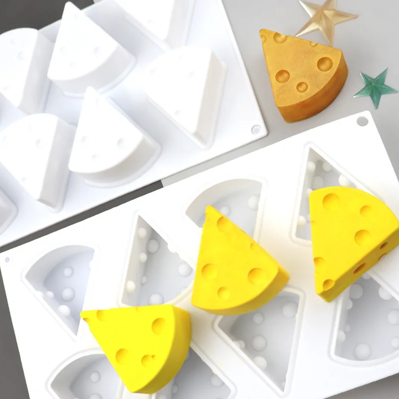 8-hole Food Grade Silicone Cheese Silicone Mousse Cake Mold Dessert Pudding Mold Cake Decorating Tools Spot Wholesale