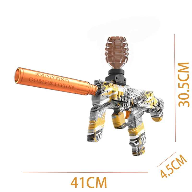 ปืนของเล่น MP7 ปืนอัตโนมัติไฟฟ้าสำหรับเล่นกลางแจ้ง ปืนยิงแบบสปอร์ต ปืนพกแบบอินเทอร์แอคทีฟ เกมปาร์ตี้ฤดูร้อน สำหรับเด็กและผู้ใหญ่ ของขวัญ