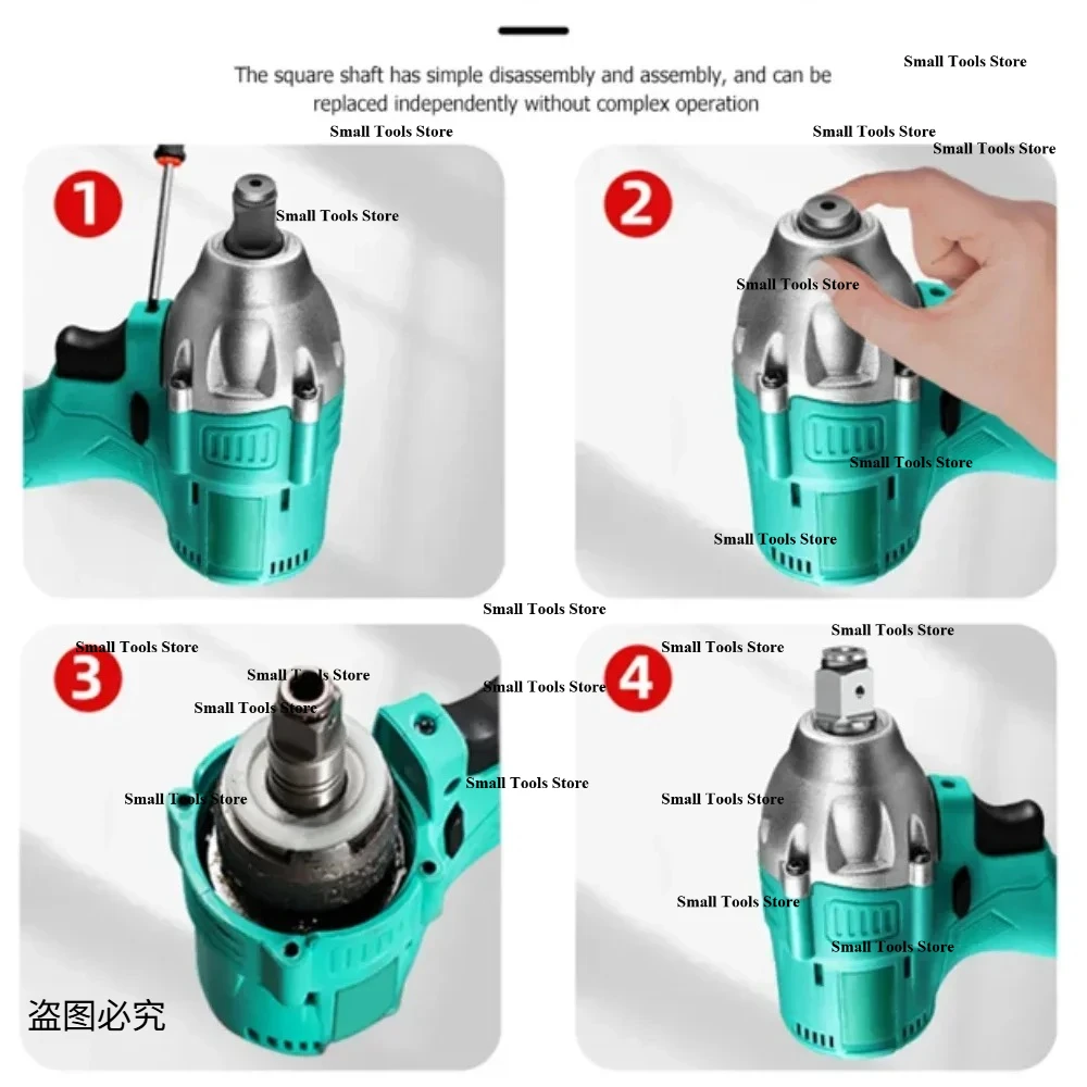 Wrench Spindle Anvil for Electric Brushless Impact Shaft Accessories Refitted Screwdriver Adapter Parkside A1B2 for Dewalt Tools