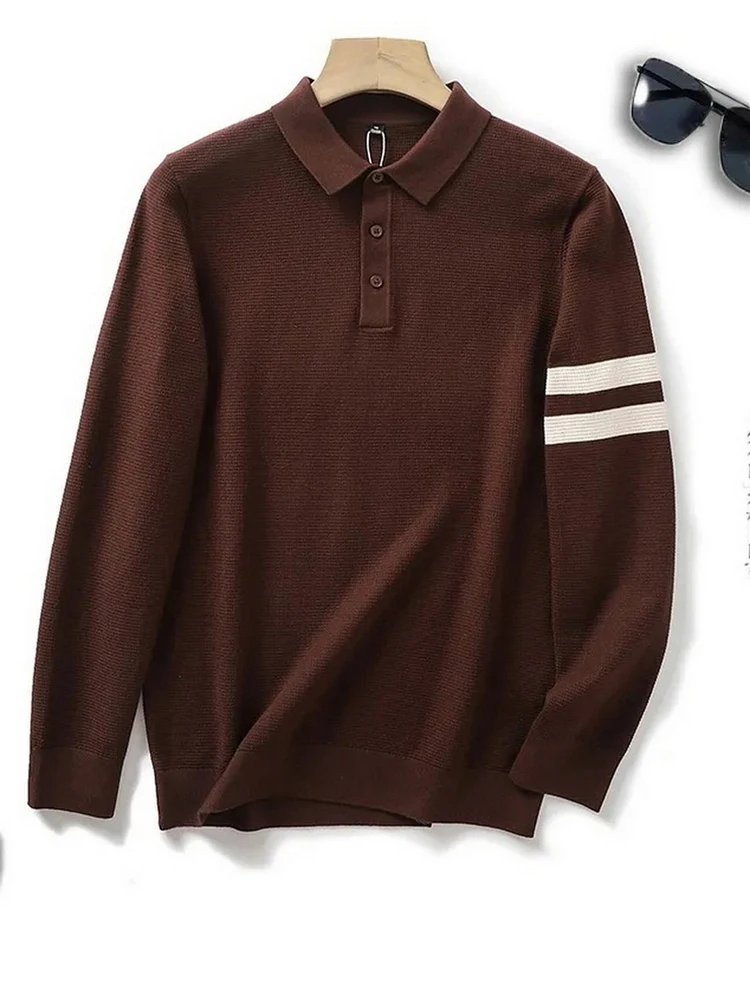 

Мужской вязаный шерстяной свитер на осень-зиму: повседневный, с высоким воротом, длинным рукавом, мягкий, удобный, теплый, модный, деловой