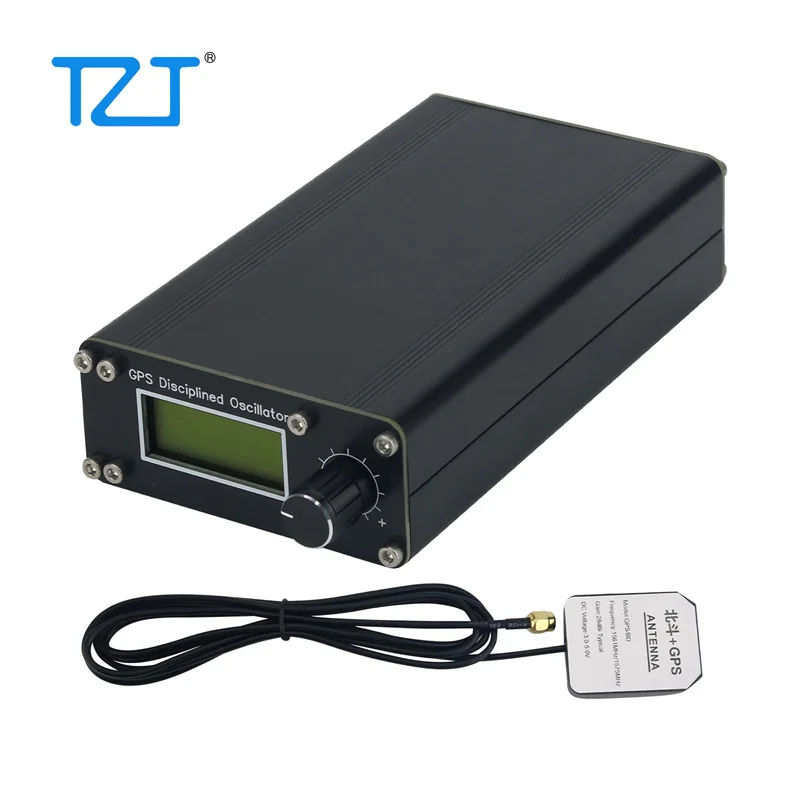 TZT GPSDO GPS Disciplined Oscillator 10MHz Frequency Reference Standard Rubidium Clock Atomic Clock OCXO Signal Source