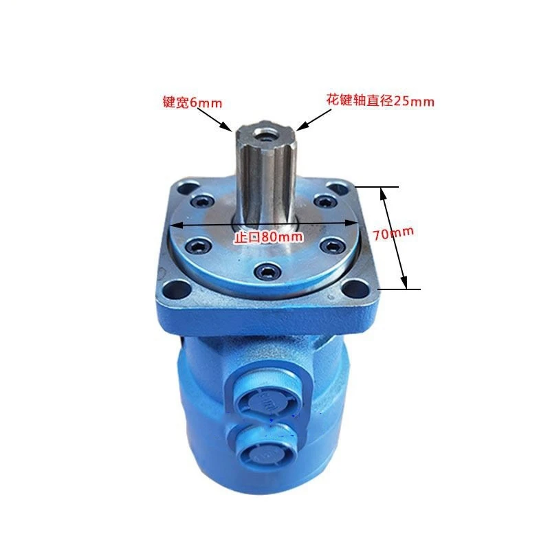 BM1 Series Hydraulic Motor Spline Drive Cycloidal Pump 50/80/100/125/160/200/250/315/400/500 Models for Industrial Applications