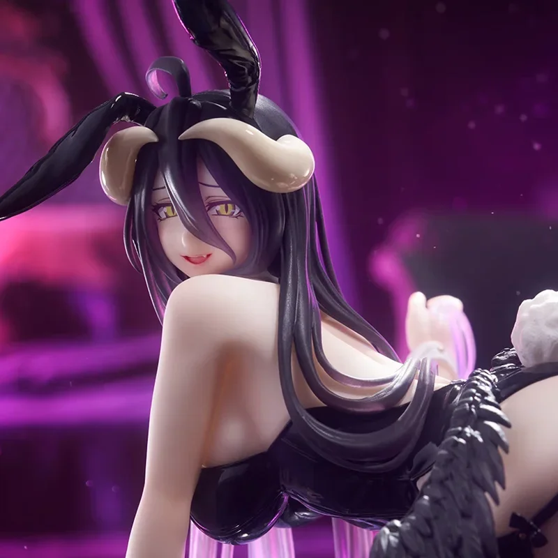 Anime OVERLORD Figure albedo Bunny Girl Kneeling Anime Model Toys Gifts Collection Decoration Ornaments PVC